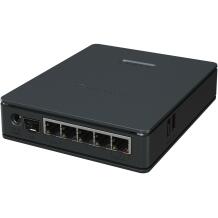 Mikrotik hAP ax S E62IUGS-2AXD5AXT беспроводная точка доступа, 2.5G SFP порт, 5x Gigabit Ethernet порты, 950 МГц, 512 МБ ОЗУ