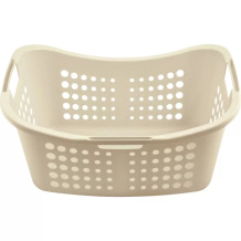 Kreminės spalvos skalbinių krepšys Victor 50L 59x38,5x24,4cm 0800048058 Curver