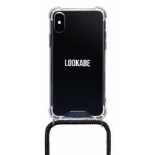Lookabe Kaklarota iPhone X/Xs LOO003, 5.8'', melns, ūdensizturīgs, netīrumus atgrūdošs, regulējams 1.5m