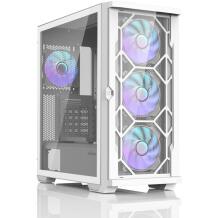 Zalman Arvutikorpus Z10 DUO White, Z10 DUO White, 9kg, 2xUSB 3.0, 1xUSB Type-C, 4 ventilaatorit, ATX, mATX, Mini-ITX