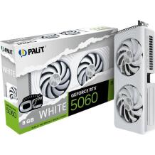 Palit Vaizdo plokštė GeForce RTX 5060 White OC NE75060U19P1-GB2063M, 8 GB, GDDR7, 2 x HDMI, 3 x DisplayPort, 128 b, DLSS 4
