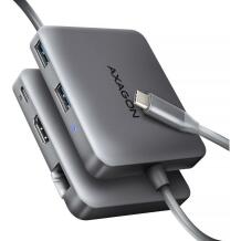 Axagon USB хаб HMC-5HL 5in1 5Gbps, 2x USB 5Gbps, 1x HDMI, 1x RJ-45, 0.2m силовой кабель