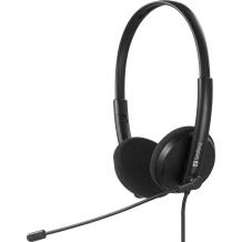 Sandberg USB-C офисные наушники 126-46, 110 г, 32 Ω, 20 - 20000 Гц, 2 м, USB Type C, бинауральные, регулируемая дужка