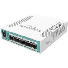 Mikrotik CRS106-1C-5S lüliti 5 SFP, 1 Gigabit Ethernet port, 128MB mälu, 400MHz protsessor, PoE, 30V