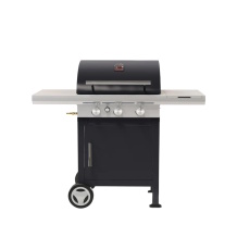 Barbecook Spring 3112 gaasigrill õues toidu valmistamiseks 3 põletit 11.4kW malmrestid termomeeter hoiukapp 115x55x133cm BC-GAS-2002