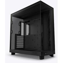 Nzxt Korpus H6 Flow CC-H61FB-01, 3x120mm ventilaatorit, GPU kuni 365mm, PSU kuni 200mm