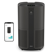 Nutikas Wi-Fi õhupuhasti „Bright 2” puldiga, kolmekordne filtreerimine HEPA H13 + aktiivsüsi 4-22 W kuni ~42 m² Must DXPU08 DUUX