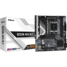 Asrock Pagrindinė plokštė B650M-HDV/M.2, AMD Socket AM5, DDR5 6400+ MHz, 4 SATA3, 1 M.2, 2 PCIe 4.0 x16, 2.5G LAN, 7.1 CH audio