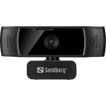 Sandberg USB internetinė kamera 134-38, 2.07 MP, 1920 x 1080 pikselių, 30 kadrų/s, 70°, 70°, 360° sukimas, USB 2.0