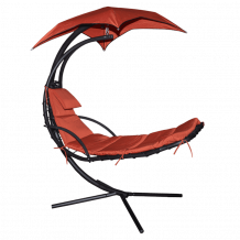 Krēsls ar saulessargu sarkans 9079188 BESK