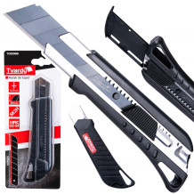 Lietderīgais nazis 125x25x0.7mm, Tvardy, T00088, SK2H tērauds, melns dizains