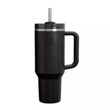 Termokrūze ar salmiņu The Quencher H2.O FlowState Tumbler 1.18L melna 2.0 2812574015 Stanley®