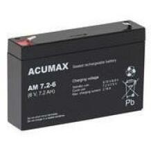 Emu Аккумулятор AM7.2-6 6V 7.2Ah VRLA AGM, Черный