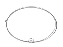 Dūmvada tīrīšanas stieple PVC, 250mm, tērauda stieple, 8m, iekšējais M12 vītne, G66733, GEKO