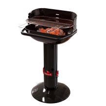 Barbecook Loewy 55 söegrill õues toidu valmistamiseks 55x33cm QuickStart QuickStop 59.8x35.4x101cm BC-CHA-1009 must