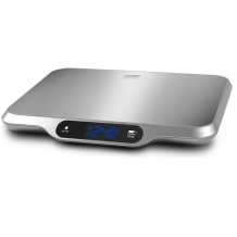 Кухонные весы 15 кг с точностью 1 г LCD дисплей поверхность из нержавеющей стали L15 03292 Caso