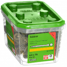 Skrūves kokam Cutters ārdarbiem 8.0X75 CS-50gab. 117146 ESSVE