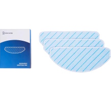 Universal washable mop pad 3 pcs blue Ecovacs