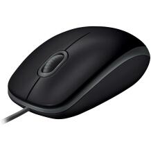 Logitech USB Optiline Hiir B110 Vaikne/Must 910-005508, 1000DPI, 3 nuppu, 1.8m kaabel, ambidekstriline disain
