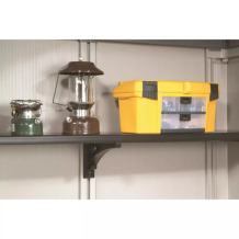 Piederumu komplekts šķūnim KETER 29360997, 4 plaukti + 2 kronšteini, Izmērs: 164 x 28 x 3.8cm, Svars: 5kg