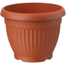 Form Plastic Lillepott 5404777, 300mm, 230mm, Ümmargune, Pruun, Plastik, Ilma aluselita