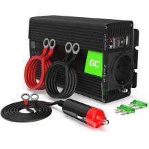 Green Cell Keitiklis INV05DE, 300W, 12V, 230V, 600W, apsaugos nuo perkaitimo, apsaugos nuo srovės smūgių