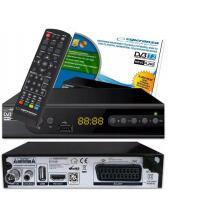 Esperanza EV106R TV set-top box, 8MHz, 75Ω, 220-240V, 50Hz, 1xHDMI, 1xUSB, DVB-T2, PVR, Dolby Digital