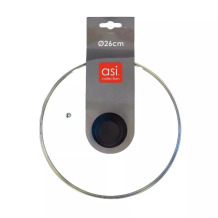 Стеклянная крышка Ø26 см 24302211 ASI COLLECTION