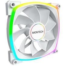 Montech Datora korpuss ventilators RX140PWMWHITE, 140mm, 4-pin, 5V, 1760RPM, 27.9dB, RGB apgaismojums, 0.5m kabelis