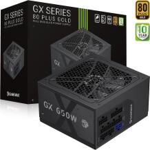 Gamemax toiteplokk GX 650GF, 650 W, Kuld, Täielikult modulaarne, 110-240 V, 120 mm ventilaator