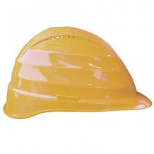 Šalmas „Rockman C3“, su plastikiniais tvirtinimais, geltonas