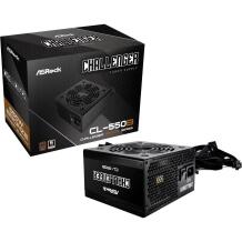 Asrock Блок питания Challenger Bronze 550W CL-550B, 550W, 100-240V, 50-60Hz, 80 PLUS Bronze, 1 вентилятор, активное охлаждение