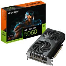 Gigabyte Vaizdo plokštė GV-N5060WF2MAX OC-8GD 8GB GDDR7, 128bit, PCI-E 5.0, 2512MHz, 3 x DP, 1 x HDMI, NVIDIA DLSS 4
