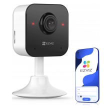 H1C iekštelpu 2MP HD viedā mājas Wi-Fi kamera ar balsi mikr. MicroSD USB-C balta Ezviz CS-CH1C
