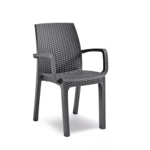 Dārza krēsls Verona Armchair melns BICA 1691933 47x59x86 cm, 4 kg