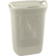 Skalbinių dėžė Curver 0803676X64 Knit 57L 45,2x34,1x61,4cm balta