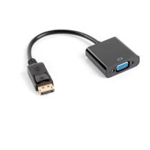 Lanberg adapteris DisplayPort uz VGA, AD-0002-BK, 0.2m, 1920x1200, melns