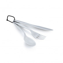 Ēdamrīku komplekts 3 pcs Ring Cutlery Set, Silver GSI70502 GSI OUTDOORS