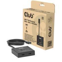 Club3D док-станция CSV-2511 USB-C 2 порта, 8K, 10Gbps, 5V питание, 4 USB-C порта