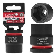 Impact Socket Tvardy T00212-25 3/4" 6PT 25mm CR-MO