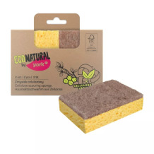 Celulozes sūklis trauku mazgāšanai ECO 2 gab. YORK ECO NATURAL 36035540