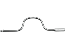 Kloķa rokturis muciņām 1/2 collu (12.7 mm) kvadrāts garums 400 mm hromēts tērauds 53730 Toya