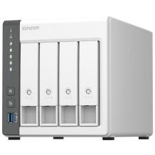 Qnap NAS saugojimo bokštas TS-433-4G, ARM 4 branduolių Cortex-A55 2.0GHz, 4 GB atminties, 4 diskai/skyčiai, 2 RJ45, 2 USB 2.0