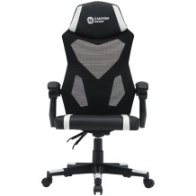 Gaming chair with mesh backrest 90°–135° adjustable backrest Class-3 gas lift up to 120 kg Flow MCH01W Black-White CNE-MCH01W CANYON