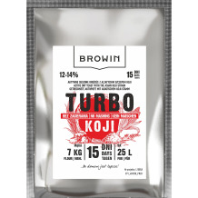 Turbo Koji destilācijas raugs BROWIN 403250, 50 g, bez misas
