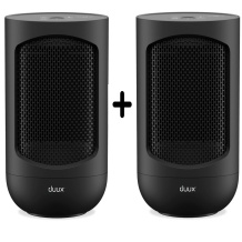 1+1 Умный Wi-Fi керамический обогреватель 600/900/1500W до ~20 m² IP21 чёрный DXCH44 Duux