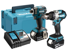 Combo Kit LXT® DLX2527TJ, MAKITA, 18V, 5,0Ah, Li-ion, 2 akumulatori
