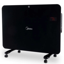 Konvekcijas sildītājs ar 1500 W jaudu, trim jaudas līmeņiem un IPX4 aizsardzību Melns NDK15-15MR Midea