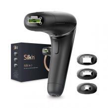 Silkn Epilators SEV1PE1001, 3 uzgaļi, 5,1 cm², 92% matiņu samazināšana, akumulators, sausais/mitrais