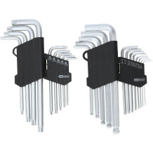 L-Hex un L-Torx atslēgu komplekts, 22 gab., KSTOOLS, 151.4000, 0.76 kg, 15 x 3 x 24 cm